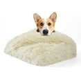 thumbnail image 1 of Kojooin Dog Blanket for Bed Couch Sofa, Waterproof Soft Warm Fluffy Faux Fur Fleece Puppy Blankets for Small Dog Cats, Machine Washable Pet Blanket for Furniture,Beige,80*100cm, 1 of 7