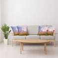 thumbnail image 4 of Ambesonne Floral Throw Pillow Cover 4 Pack, Poppy Flowers on Meadow, 20", Red Green Blue, 4 of 7