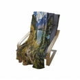 thumbnail image 4 of Landscape Soft Flannel Fleece Blanket, National Park Banff Canadian Rockies Mountain Trees Glacial Lake Sunny Sky, Cozy Plush for Indoor and Outdoor Use, 70" x 90", Aqua Mauve Green, by Ambesonne, 4 of 6