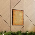 thumbnail image 7 of Scripture Walls God Gives Contentment Ecclesiastes 5 Gold Brown Bible Verse Canvas Christian Wall Art Ready to Hang Unframed, 7 of 7