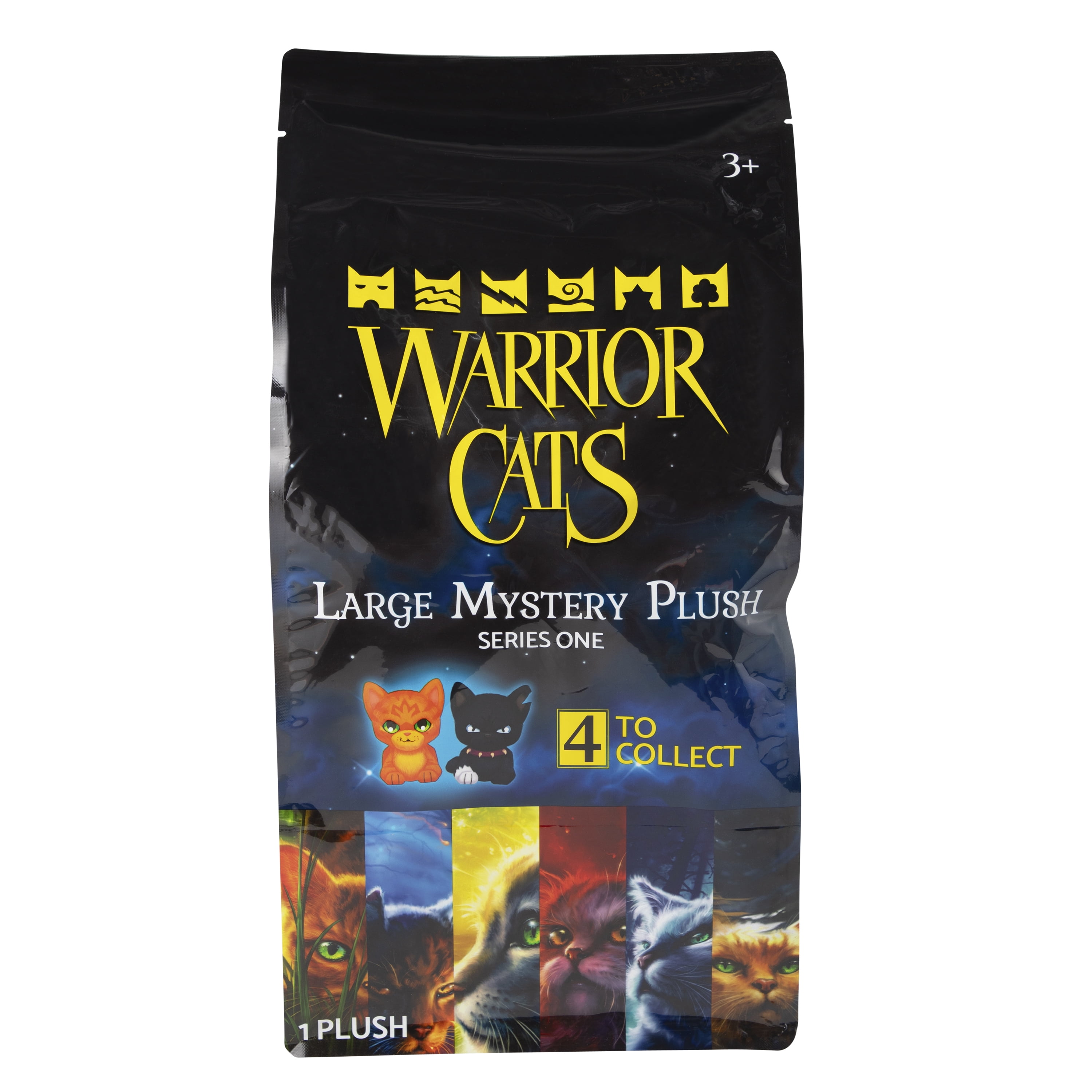 Warrior Cats 11" Mystery Plush, Series 1, Ages 3+