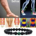 thumbnail image 4 of Yoga Bracelet 8mm Beads Natural Matte Black Volcanic Stone Bracelet Women Men Jewelry, 4 of 8
