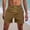 Coffee, variant on Qulqfy Men's Basketball Shorts Knee Length Waterproof Lined Black Summer Shorts Elastic Waist Solid Shorts with Pockets for Men L