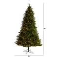 thumbnail image 3 of Nearly Natural Prelit LED Green Decorated Spruce Christmas Tree, 1336 Bendable Branches 7.5', 3 of 11