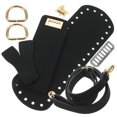 thumbnail image 3 of DEEPCRAFF 1 Set Handmade Bag Components for Crochet Purse Making Supplies PU Black Protective for Crafters, 3 of 7
