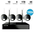 thumbnail image 4 of Night Owl 10 Channel 4K Wi-Fi NVR with 1TB Hard Drive and 4 Wi-Fi IP 1080p HD Spotlight Cameras, 4 of 14