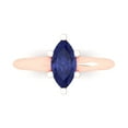 thumbnail image 2 of 1.86ct Emerald Cut White Sapphire 18k Pink Rose Gold Engraving Statement Bridal Wedding Halo Designer Ring Size 7.25, 2 of 7