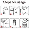 thumbnail image 4 of 10 tapones para botellas de vino, tapones para botellas, tapones reutilizables de silicona al vacío, 4 of 5