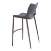 thumbnail image 6 of Ace Barstool Dark Gray & Walnut Barstool, Modern Style, Plush and durable faux leather fabric, Steel, Indoor Bar, 6 of 10