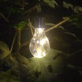 thumbnail image 6 of HaoXun Rotatable Solar Powered LED Hanging Bulb - Outdoor Garden Camping Light, Waterproof IP44, 5 LED Warm White, Easy Install No Wiring (3.0 * 5.9inch), 6 of 9