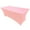 Pink, variant on Gowinex Ivory 4 ft x 2.5 ft Spandex Tablecloth Stretch Fitted Table Cover