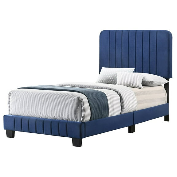 Glory Furniture Lodi Twin Bed in Navy Blue Color
