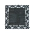 thumbnail image 2 of CTM® Mouchoir en Dentelle Féerique Noir en Coton (Femmes), 2 of 2