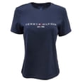 thumbnail image 1 of Camiseta Tommy Hilfiger Line con cuello redondo para mujer azul marino, 1 of 3
