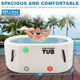 thumbnail image 4 of NAIZEA Cold Plunge Tub for Athletes, Inflatable Ice Bath Tub for Recovery and Cold Water Therapy, 211 Gallons Ice Tubs for Cold Plunge, Water Chiller Compatible Ice Baths XL 59.1in*34.6in*25.6in, 4 of 9