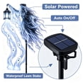 thumbnail image 6 of Halloween Haunted Soul Harvester Garden Light with Solar Powered Ghost Lawn Stake, Glowing Ghost White LED Animated Effect for Creepy Outdoor Yard Cemetery Decor,2 PC, 6 of 7