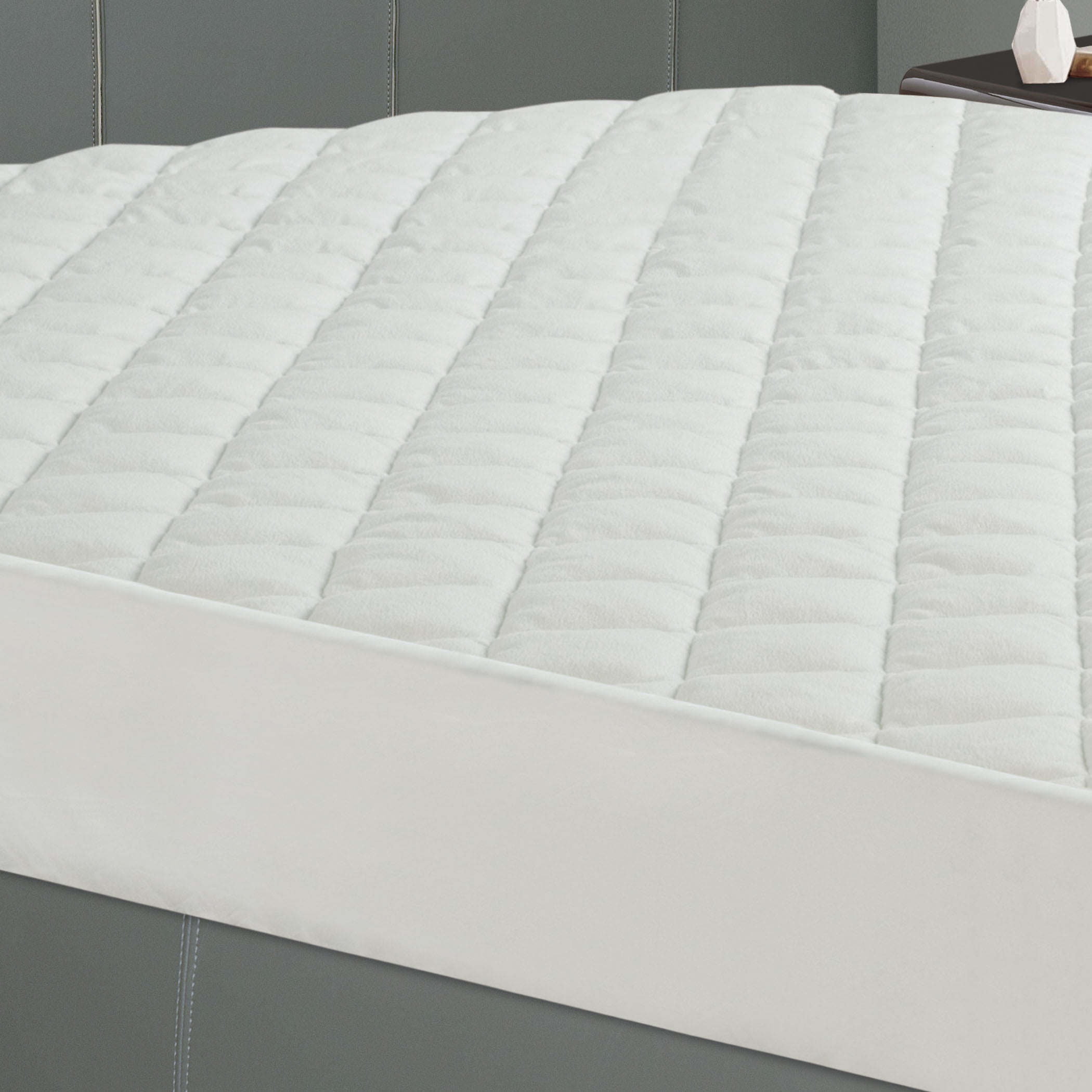 All-in-One Repreve Recycled Soft Terry Fitted Mattress Pad, California King