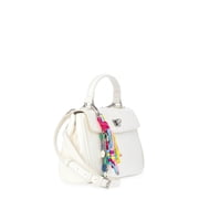 Madden NYC Women's Flap Top Handle Bag, White