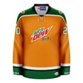 thumbnail image 2 of Mountain Dew Live Wire Orange Hockey Jersey, 2 of 5