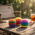 thumbnail image 3 of Dpityserensio Pouf Tricoté Coloré, 3 of 6