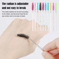 thumbnail image 2 of Disposable Makeup Brush Bucket Eyelash Brush 100 Pieces Of Color Eyelash Tools Crystal Beauty Brush Eyelash, 2 of 5