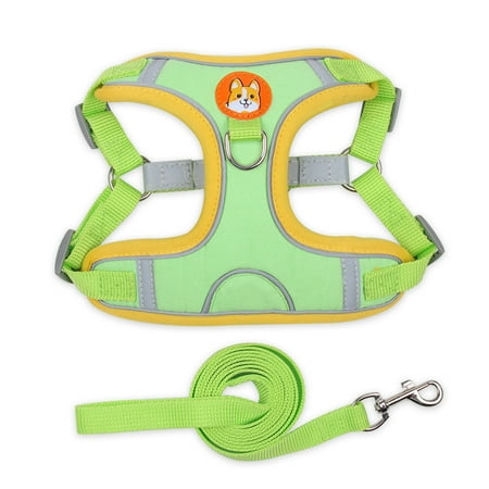 Dog Harness Comfort Soft Breathable Adjustable Mesh Pet Chest Strap Large Dog Harness Vest Collar Hand Strap A34
