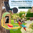 thumbnail image 4 of Smart Bird Feeder with Camera & Bird Bath,Bird Watching Camera with Motion Detection & Solar Panel,Waterproof, 2K Live View,Ideal Present for Bird Lover,Yellow, 4 of 9