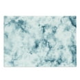 thumbnail image 1 of Nature Cutting Board, Fluffy Cloud Skyline Like Marble Motif Grunge and Retro Features Art Image Print, Decorative Tempered Glass Cutting and Serving Board, Large Size, Turquoise, by Ambesonne, 1 of 1