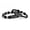 USB-Iightning, variant on Obsidian Black Beaded Bracelet Charging Cable, 2-Pack (Triple & Full Bead Set), Zinc Alloy Fast Charging USB Wearable Wristband, 8.86in Tech Jewelry for iPhone, Type-C & Micro-USB Devices