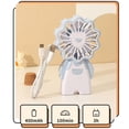 thumbnail image 3 of ventidor de , ventidor de refrigeración USB personal para habitación interior, regalos de cumpleaños para acampar perfecl Ventilador de refrigeración portátil, 3 of 8