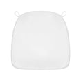 thumbnail image 2 of White 2" Thick Chiavari Chair Pad, Seat Cushion with Velcro Straps by Chivari, 20 Pad Bundle by Chivari, 2 of 6