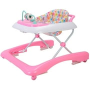 Wonder Buggy 2-IN-1 baby walker & rocker with sounds and light - With pink butterfly cloth - Pink