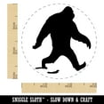 thumbnail image 2 of Bigfoot Sasquatch Walking with Footprint Trail Self-Inking Rubber Stamp Ink Stamper - Blue Ink - Small 3/4 Inch, 2 of 7