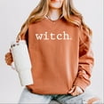 thumbnail image 6 of Witch Typewriter - Women's Lightweight Garment Dyed Sweatshirt, 6 of 7