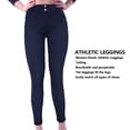 thumbnail image 2 of Polainas atléticas para mujer pantalones ajustados de yoga ajuste de pierna que combina con todo transpiran para estar en forma para mujer ANGGREK Otros, 2 of 7