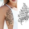 thumbnail image 3 of 3D Blossom Lady Shoulder Tatoos Leaf DIY Costom Sexy Arm Chains Pattern, 3 of 3