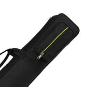 funtasica 8 Holes Billiards Pool Snooker Cue Storage Pouch Water Resistant 1/2 Snooker Pool Cue Bag Billiard Stick Storage Bag Black