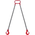 thumbnail image 1 of VEVOR 5/16" x 5' Chain Sling 2 Legs G80 Lifting Chain with Grab Hooks 6600 lbs, 1 of 9