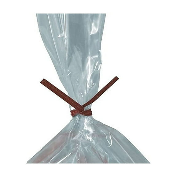 Box Partners Paper Twist Ties 12" x 5/32" Red 2000/Case PBT12R