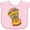 AD-Pink, variant on Inktastic Happy Tiki Face Boys or Girls Baby Bib