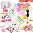 thumbnail image 2 of Estbridge 378 Pcs Fashion Designer Kits for Girls Ages 6+  Arts and Crafts for Kids  Girl Toys for Age 6 7 8 9 10 11 12+ Year Old Gifts, 2 of 6