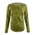 thumbnail image 4 of Michael Kors Women's Long Sleeve Shirred Printed Top, 4 of 4