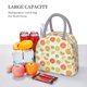 thumbnail image 5 of Easygdp Colorful Lemons Bolsa de Almuerzo Insulada Grande, Forro de Aluminio, Diseño Espacioso, a Prueba de Fugas, Ideal para Trabajo, Picnics, Viajes y Actividades al Aire Libre, 5 of 6