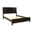 thumbnail image 3 of Classic Full Platform Bed, Solid Wood Platform Bed Frame with Headboard and Footboard, Sturdy Mattress Foundation with Under Bed Storage for Living Room Bedroom, No Box Spring Needed, 3 of 5