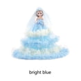 thumbnail image 3 of Advancent Vestido de muñeca bebé princesa niño recién nacido hogar escuela dormitorio disfraz juguete Adorable cumpleaños Festival para Decoración Azul brillante, 3 of 6