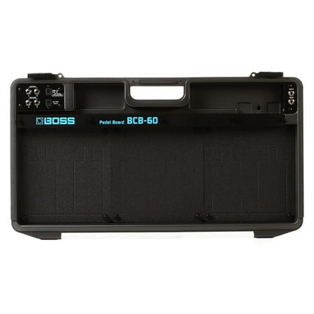 - Boss BCB-60 Lightweight Deluxe Pedal Board and Case - Black