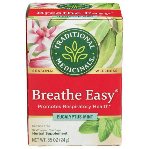 Traditional Medicinals Breathe Easy Tea 16 ct Pack of 4