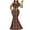 CL6, variant on BintaRealWax African Women's Banquet Long Dress Floral and Pearl Accessories Waxed Printed Cotton Fabrics Elegant Evening Long Dresses