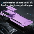 thumbnail image 6 of ELEHOLD for Moto G Play 4G 2024 Case,Military Grade Drop Protection Heavy Duty Non-slip Rugged Shockproof Protective Case with Slide Window Cover for Moto G Play 4G 2024,Purple, 6 of 7