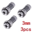 thumbnail image 1 of MYG 3pcs Grinding Machine Clamping Collet Engraving Chuck 3mm/6mm Replacement Parts, 1 of 9